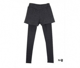 Lovely College Style Slim Two-piece Pants Deep Grey [SP-O12072904]
