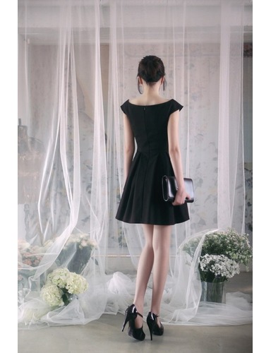 vestido de estilo sexy de color negro
